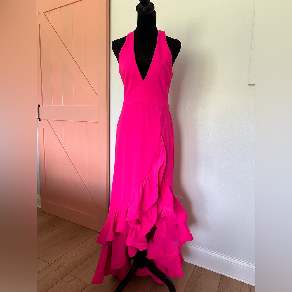 Betsy Adam fuchsia cocktail/evening dress  Size 6